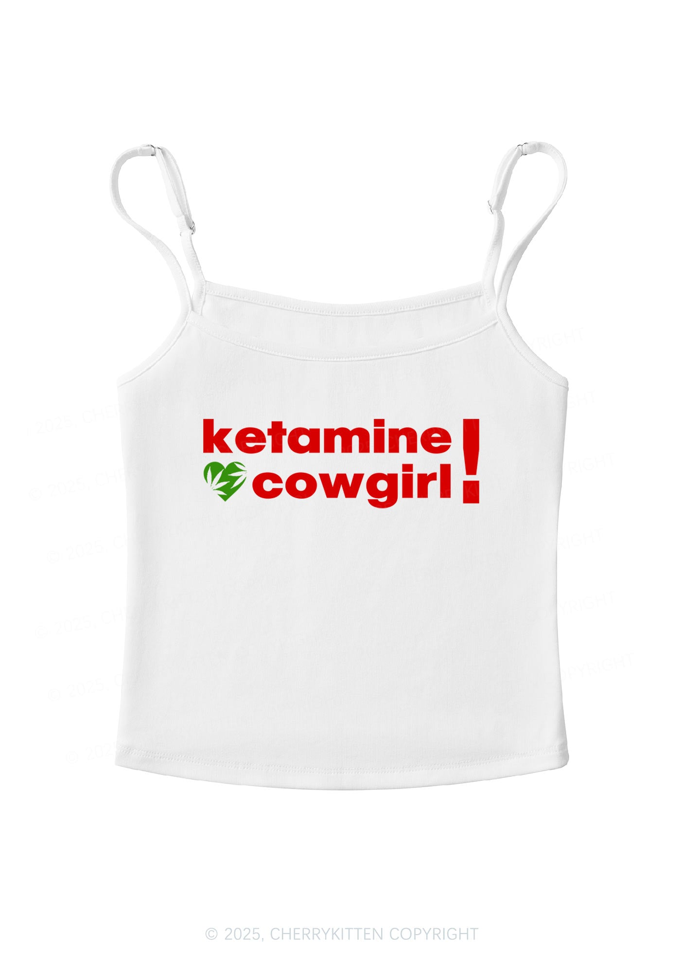 K Cowgirl Y2K Spaghetti Strap Cami Cherrykitten