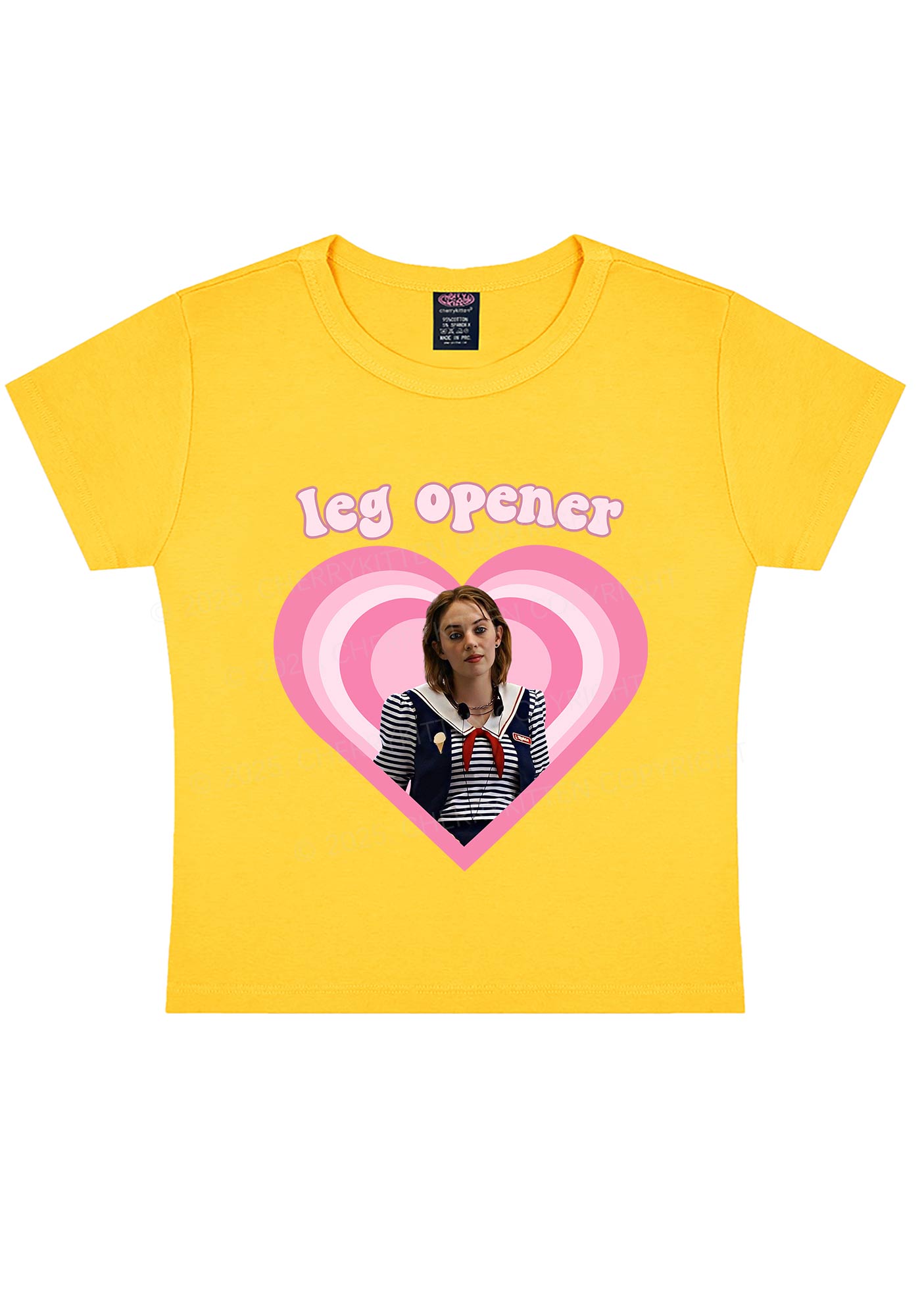 Leg Opener Pride Y2K Baby Tee Cherrykitten