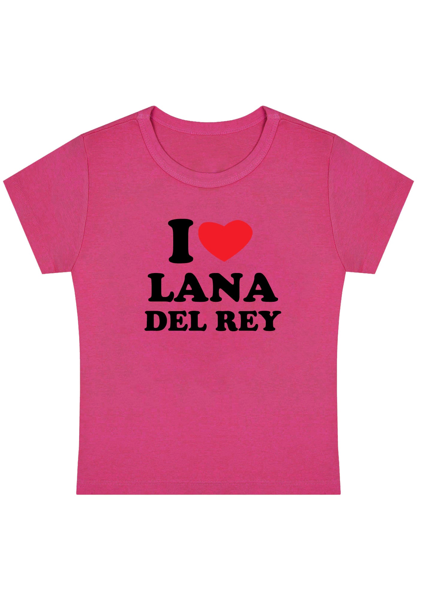 I Love Lanx Del Rey Y2K Baby Tee