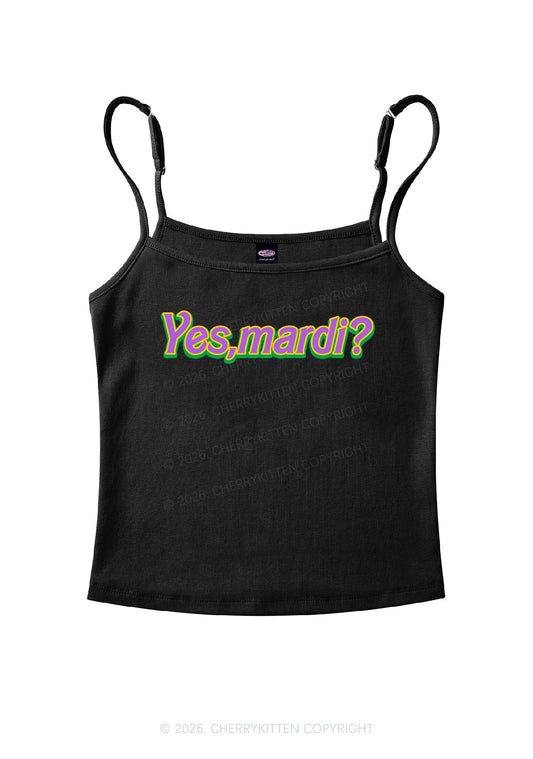 Yes Mardi Y2K Spaghetti Strap Cami Cherrykitten