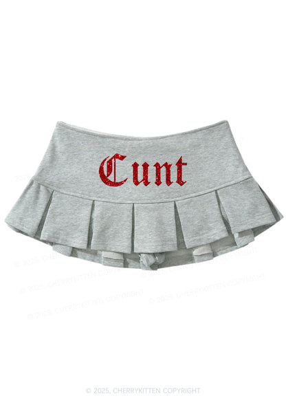 Glitter Cxxt Y2K Mini Pleated Skirts Cherrykitten