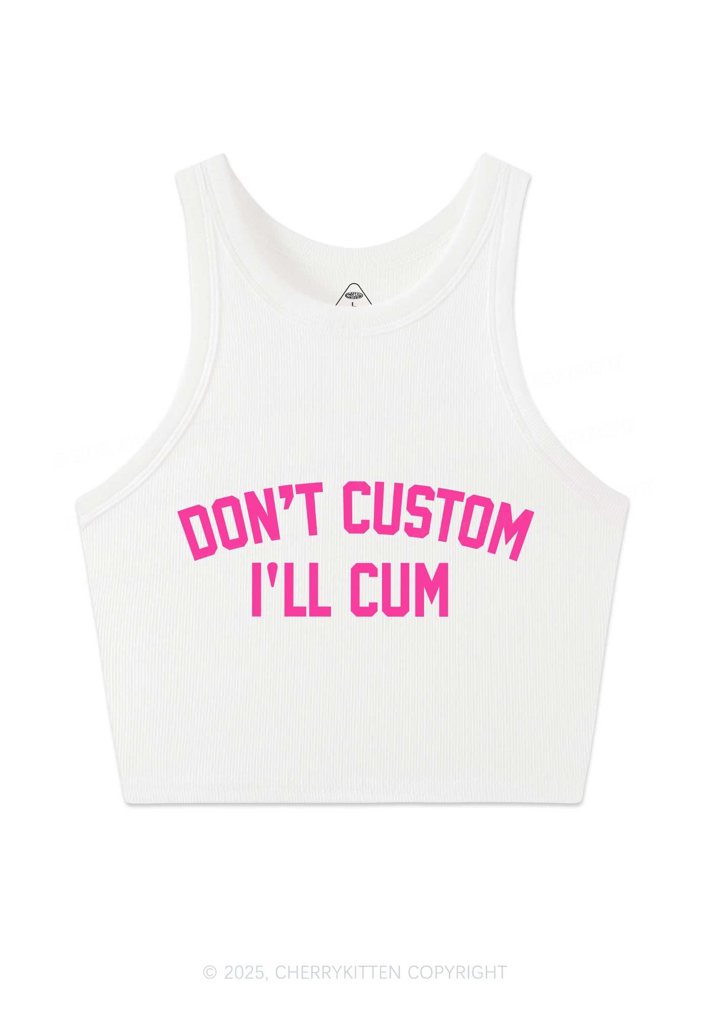 Dont Custom Y2K Crop Tank Top Cherrykitten