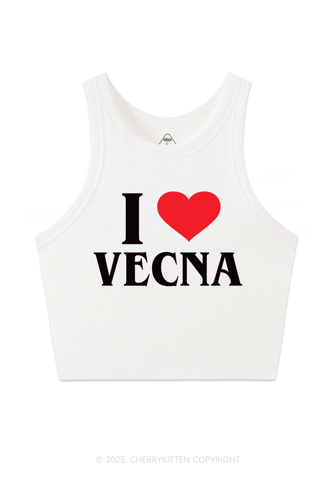 I Love VN Y2K Crop Tank Top Cherrykitten