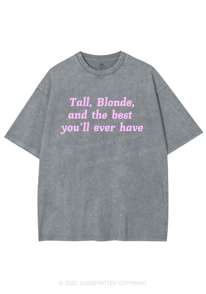 Best Tall Blonde Y2K Shirts Washed Tee Cherrykitten
