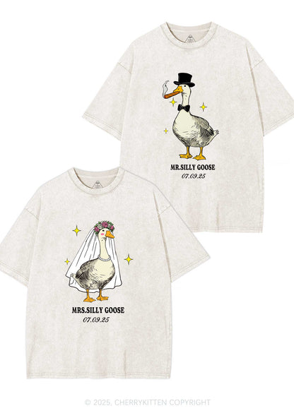Mr Silly Goose Y2K Valentine's Day Washed Tee Cherrykitten