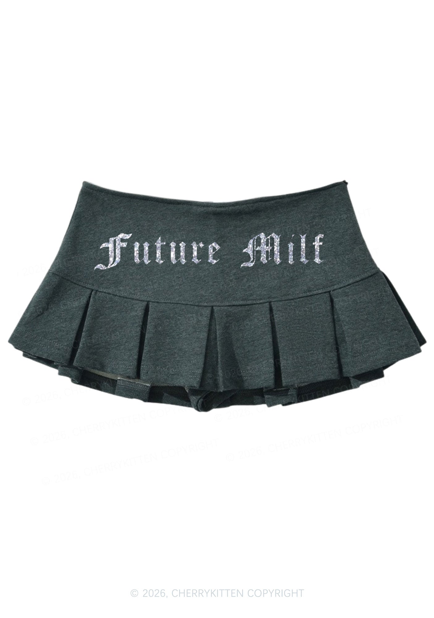 Glitter Future Mxxf Y2K Mini Pleated Skirts Cherrykitten