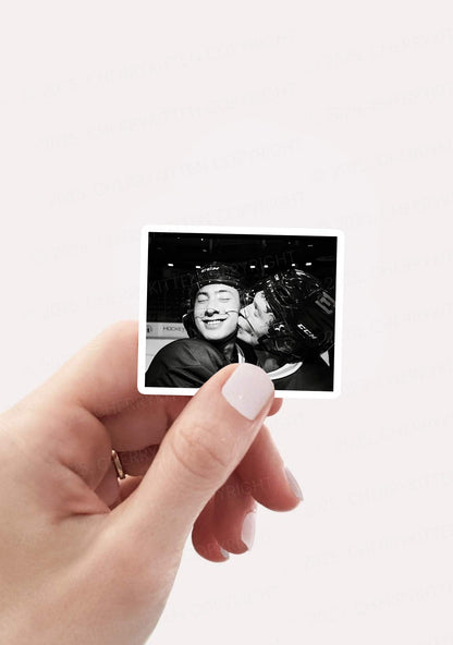 Hockey Duo Faded HR 1pc Y2K Sticker Cherrykitten