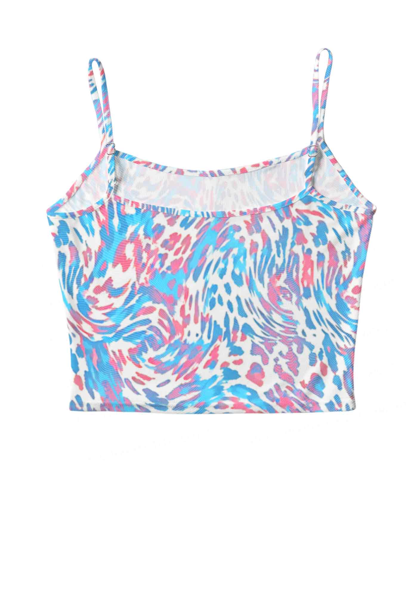 Trans Leopard Pride Y2K Mesh Cami Tank Cherrykitten