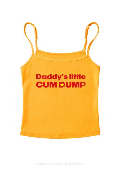 Daddys Little Cum Dump Y2K Spaghetti Strap Cami Cherrykitten