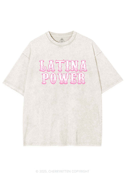 Latina Power Y2K Washed Tee Cherrykitten