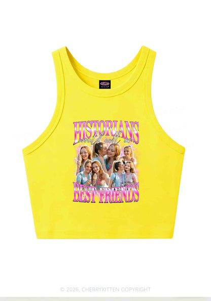 Custom Best Friends Photos Pride Y2K Crop Tank Top Cherrykitten