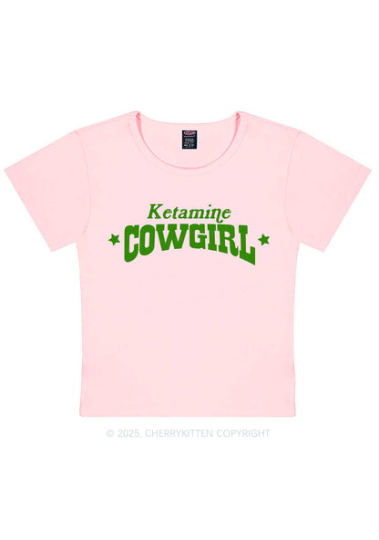 K Star Cowgirl Y2K Baby Tee Cherrykitten