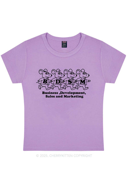 BDSM Rats Y2K Baby Tee Cherrykitten