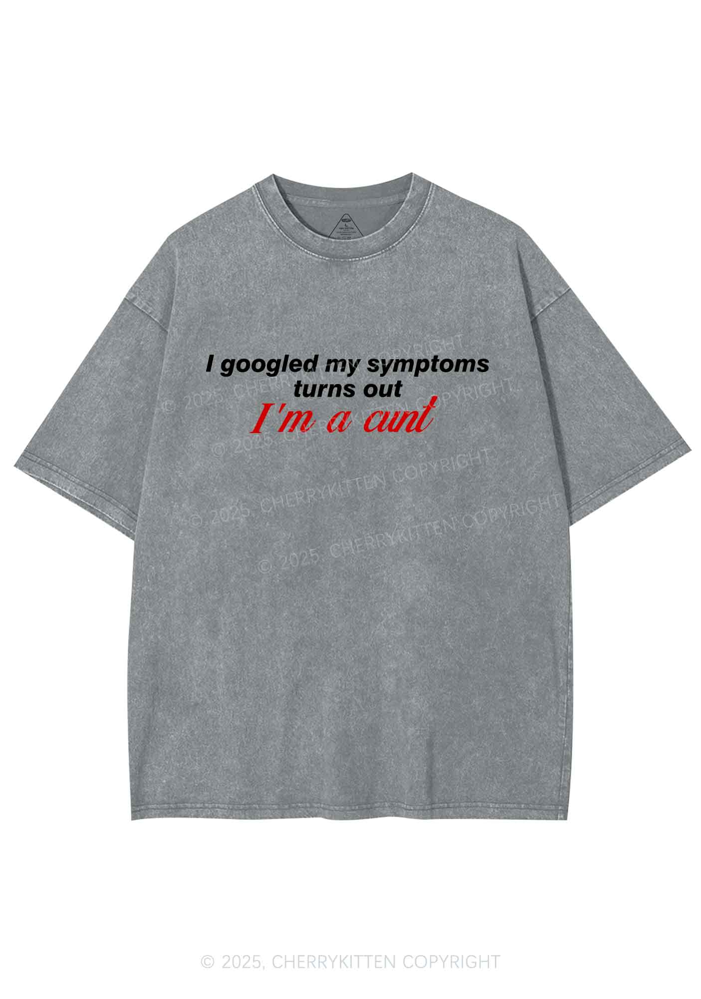 I Am A Cxxt Y2K Shirts Washed Tee Cherrykitten