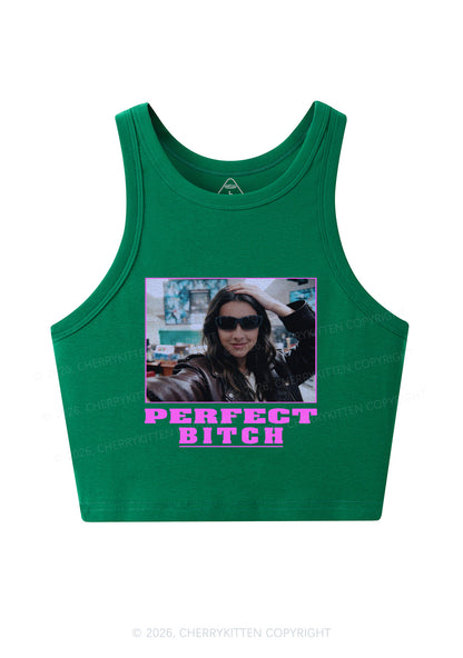 Custom Perfect Bxxch Y2K Crop Tank Top Cherrykitten