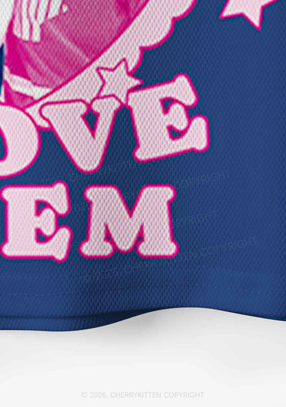 But Daddy I Love Them HR Y2K Crop Sport Jersey Shirts Cherrykitten