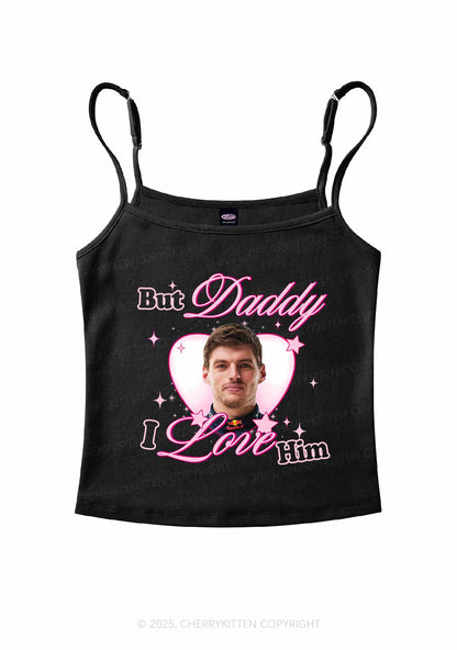 Daddy I Love The Driver Y2K Spaghetti Strap Cami Cherrykitten
