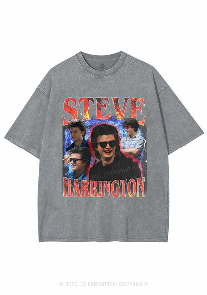 SH Red Blaze Y2K Shirts Washed Tee Cherrykitten