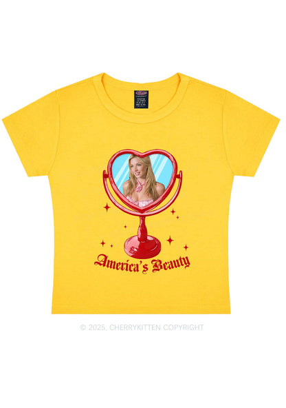 Custom Mirror Beauty Y2K Baby Tee Cherrykitten