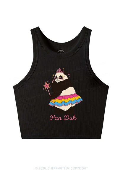Pan Duh Pride Y2K Crop Tank Top Cherrykitten