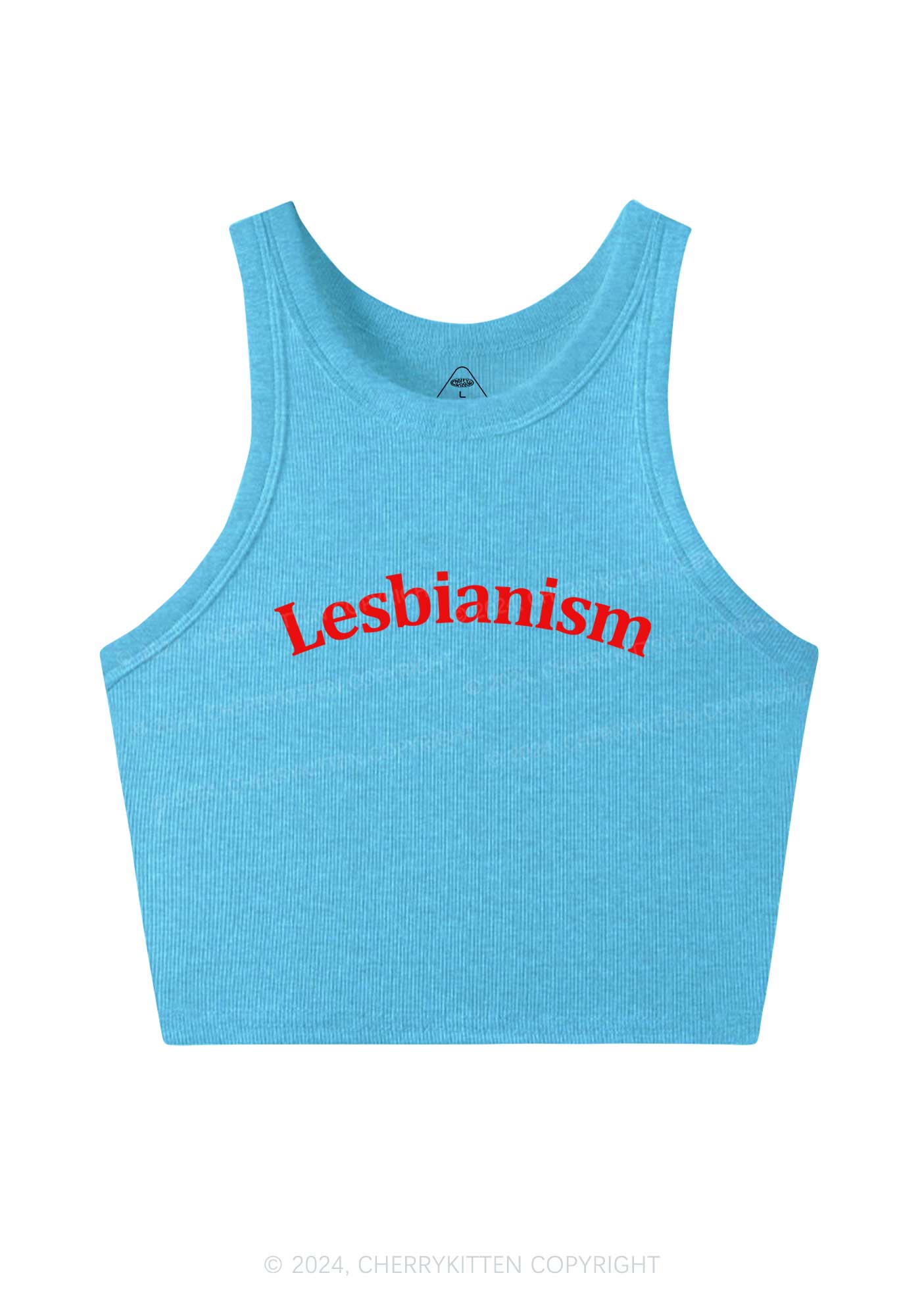 Lesbianism Y2K Crop Tank Top Cherrykitten