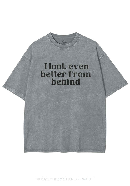 Look Better From Behind Y2K Shirts Washed Tee Cherrykitten