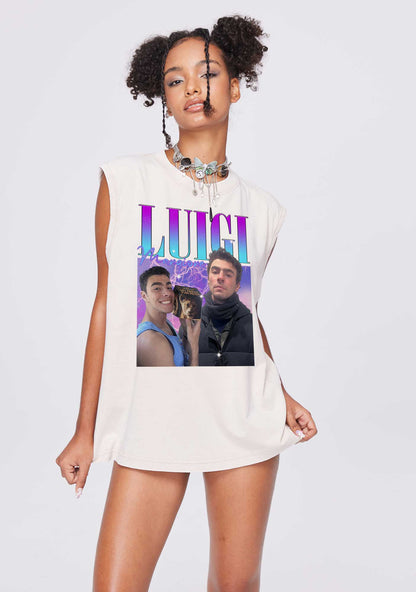 Purple Luigi Y2K Washed Tank Cherrykitten