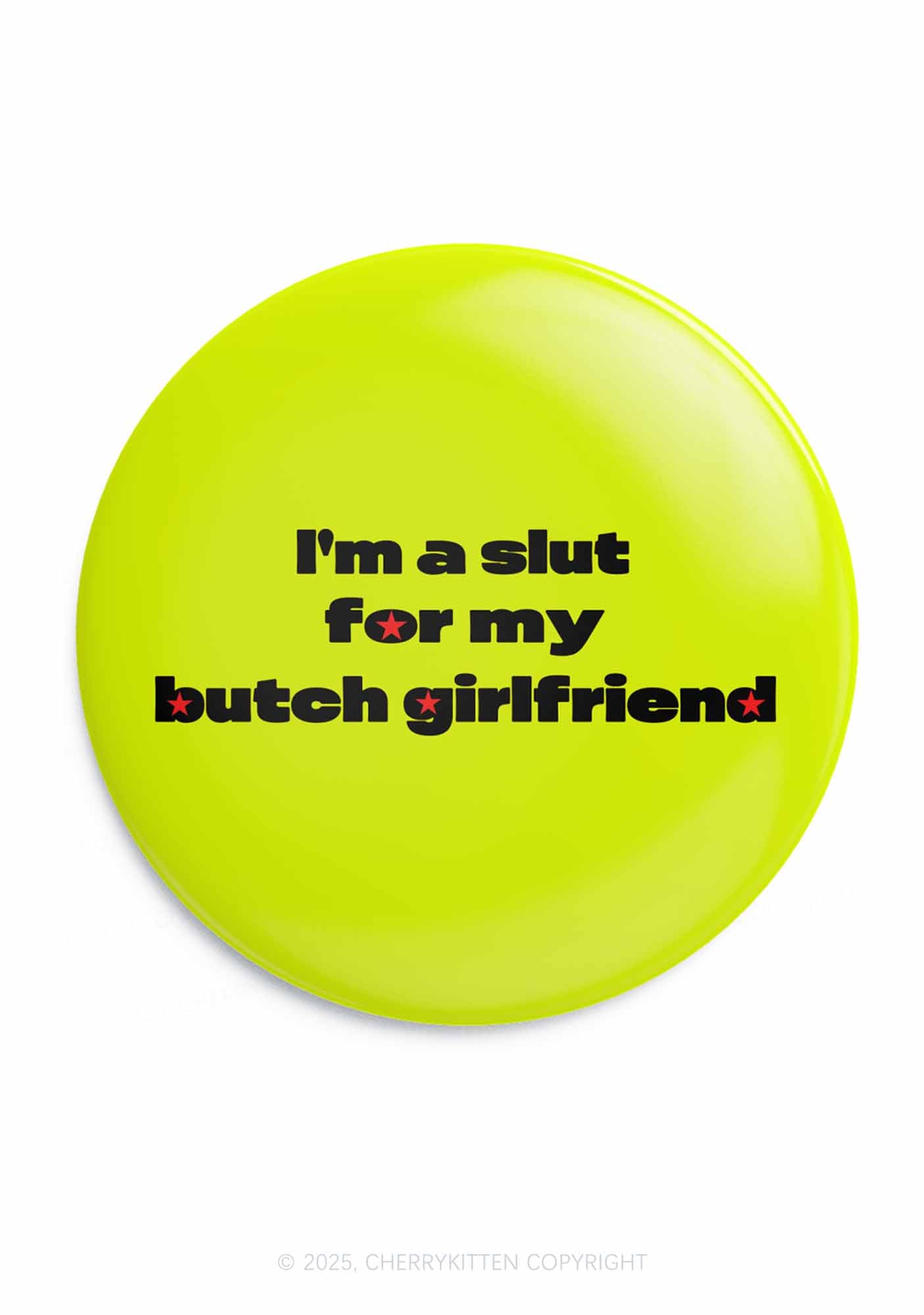 Slxt For Butch GF Pride 1Pc Y2K Pin Badge Cherrykitten