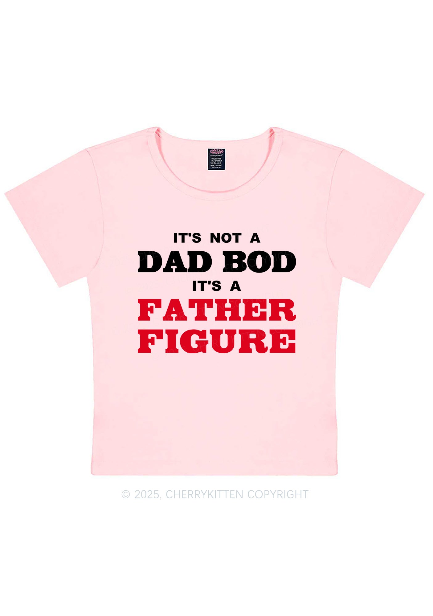 Dad Bod Father Figure Y2K Baby Tee Cherrykitten
