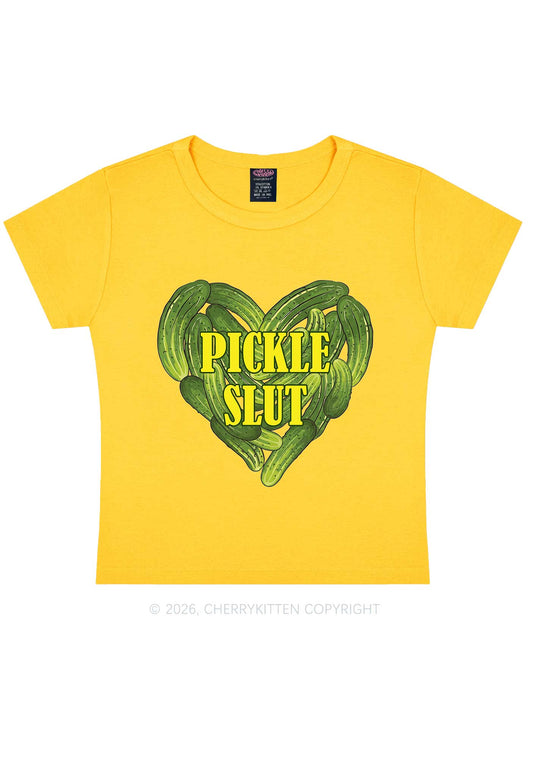 Pickle Slxt Valentine's Day Y2K Baby Tee Cherrykitten