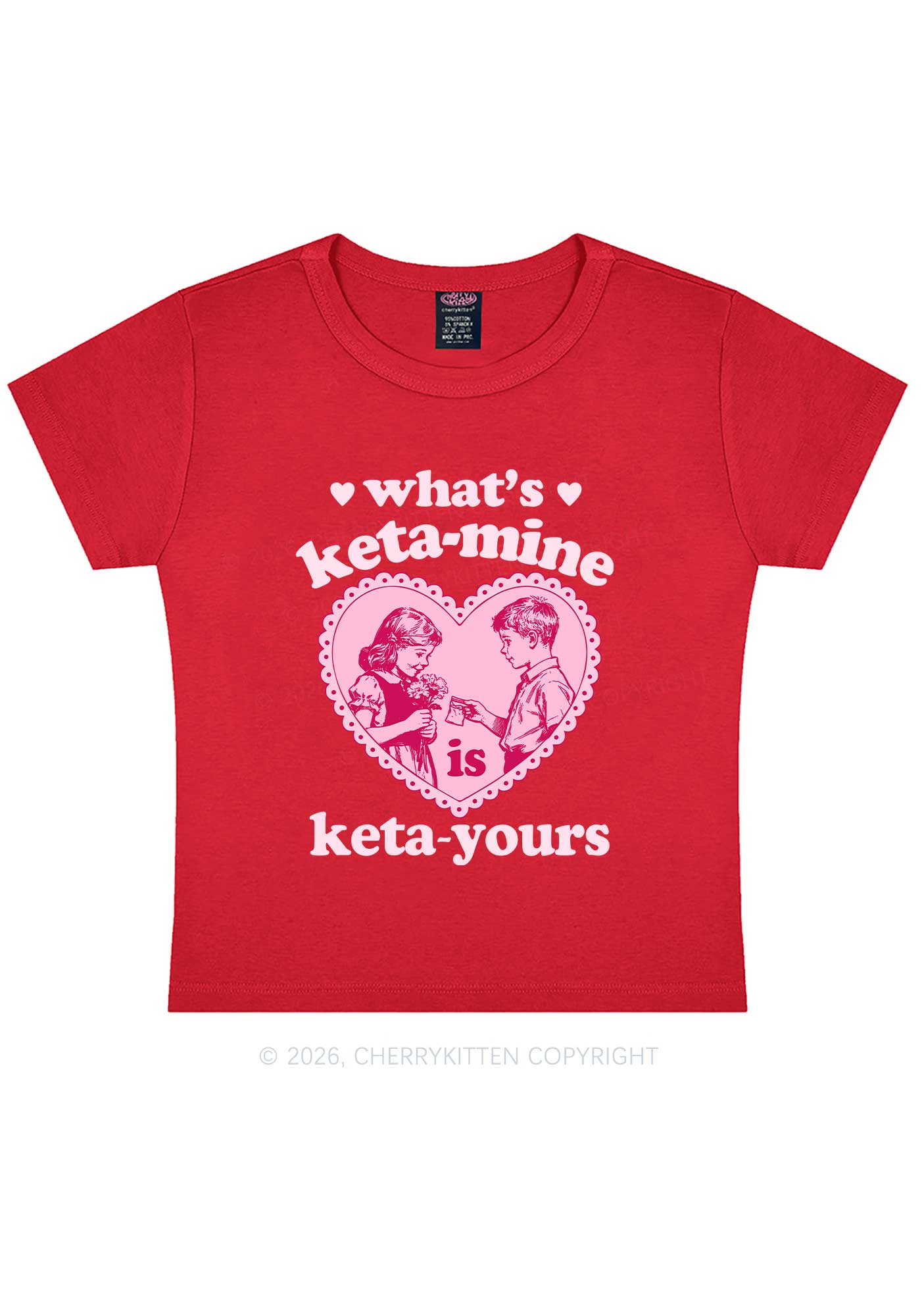 Whats Kxxamine Y2K Baby Tee Cherrykitten