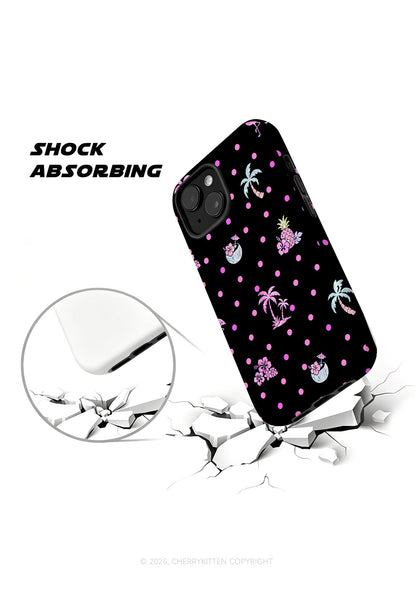Pink Dots Palm Tree Y2K Phone Case Cherrykitten