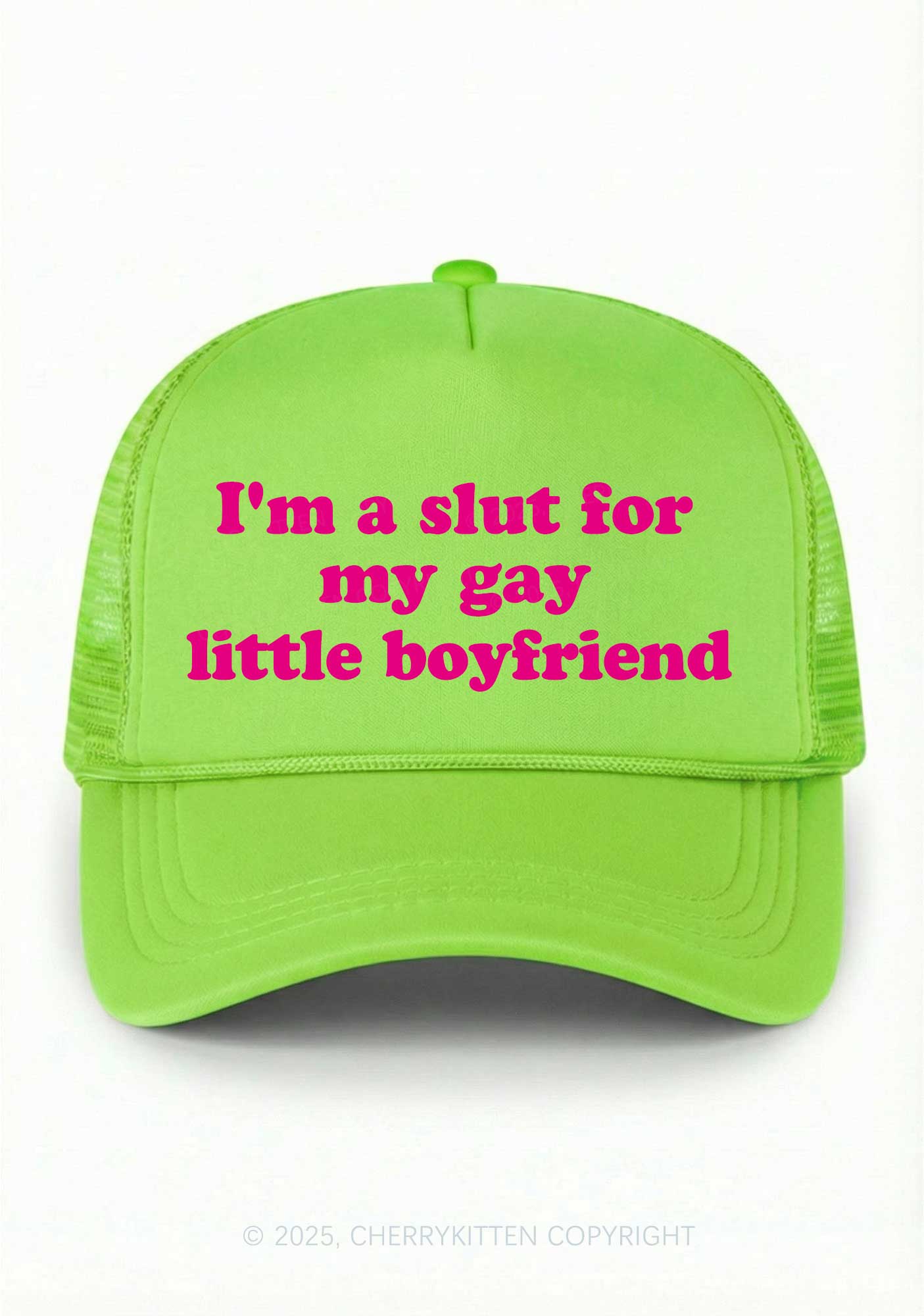 Slxt For My Gay BF Valentine's Day Y2K Trucker Hat Cherrykitten