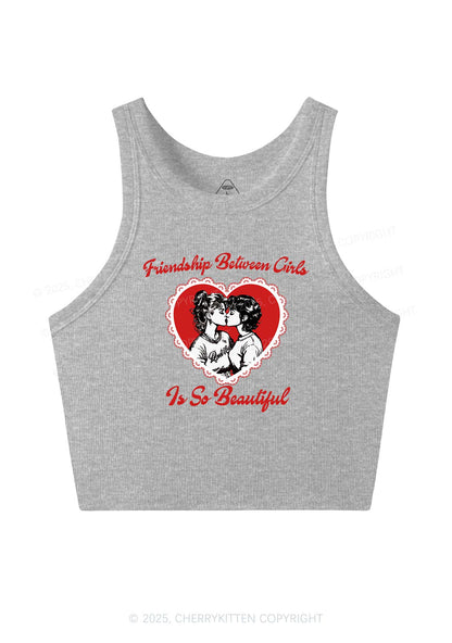 Friendship Between Girls Pride Y2K Crop Tank Top Cherrykitten