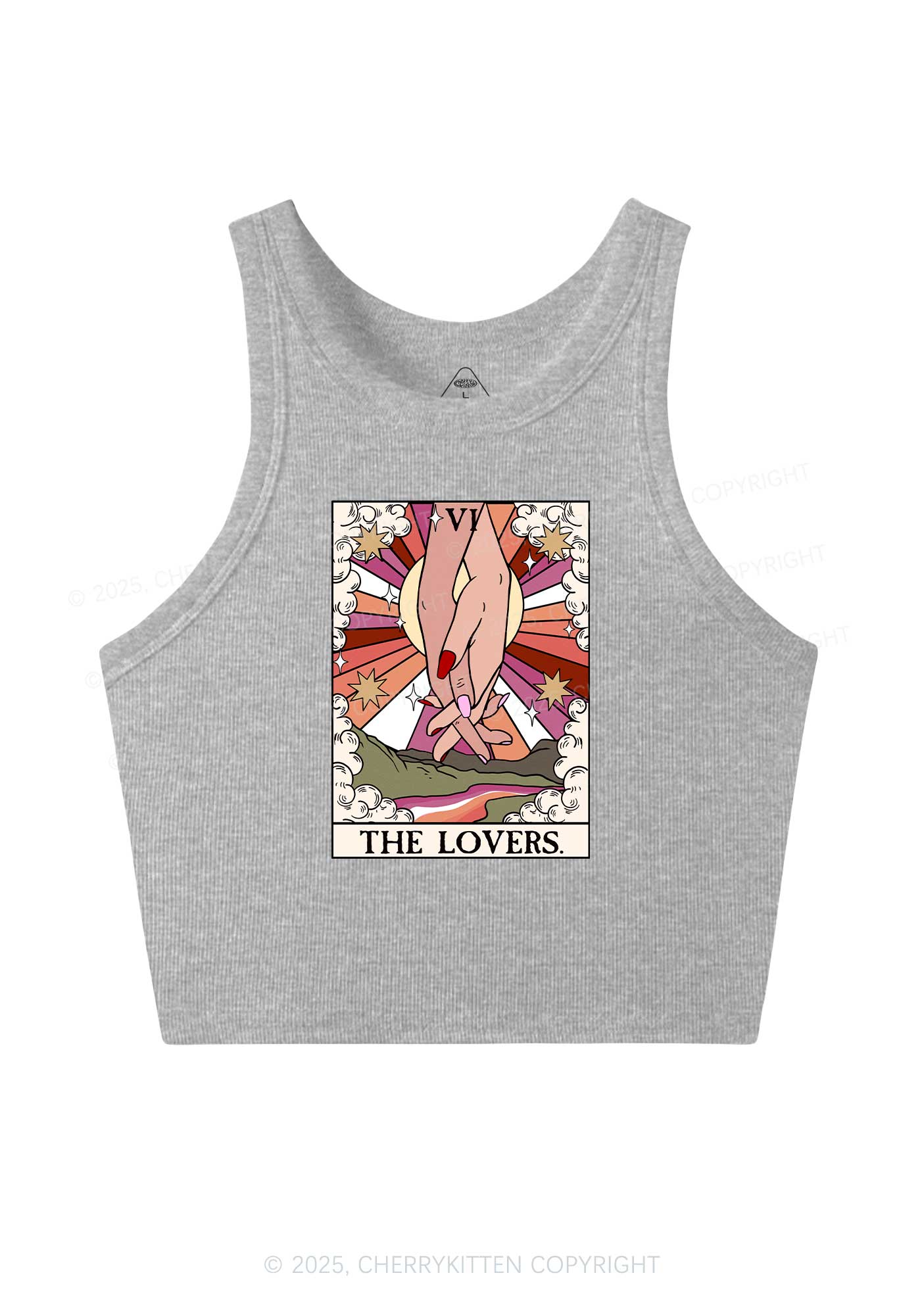 The Lesbian Lovers Y2K Crop Tank Top Cherrykitten