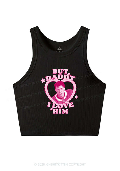 But Daddy I Love HW Y2K Crop Tank Top Cherrykitten