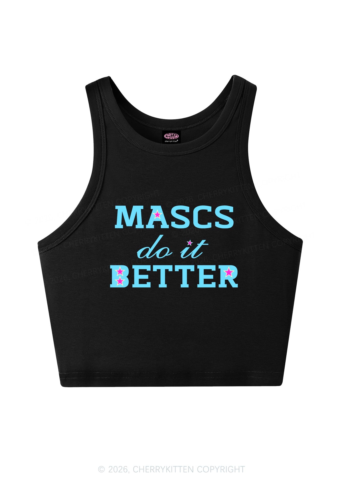 Mascs Do It Better Pride Y2K Crop Tank Top Cherrykitten