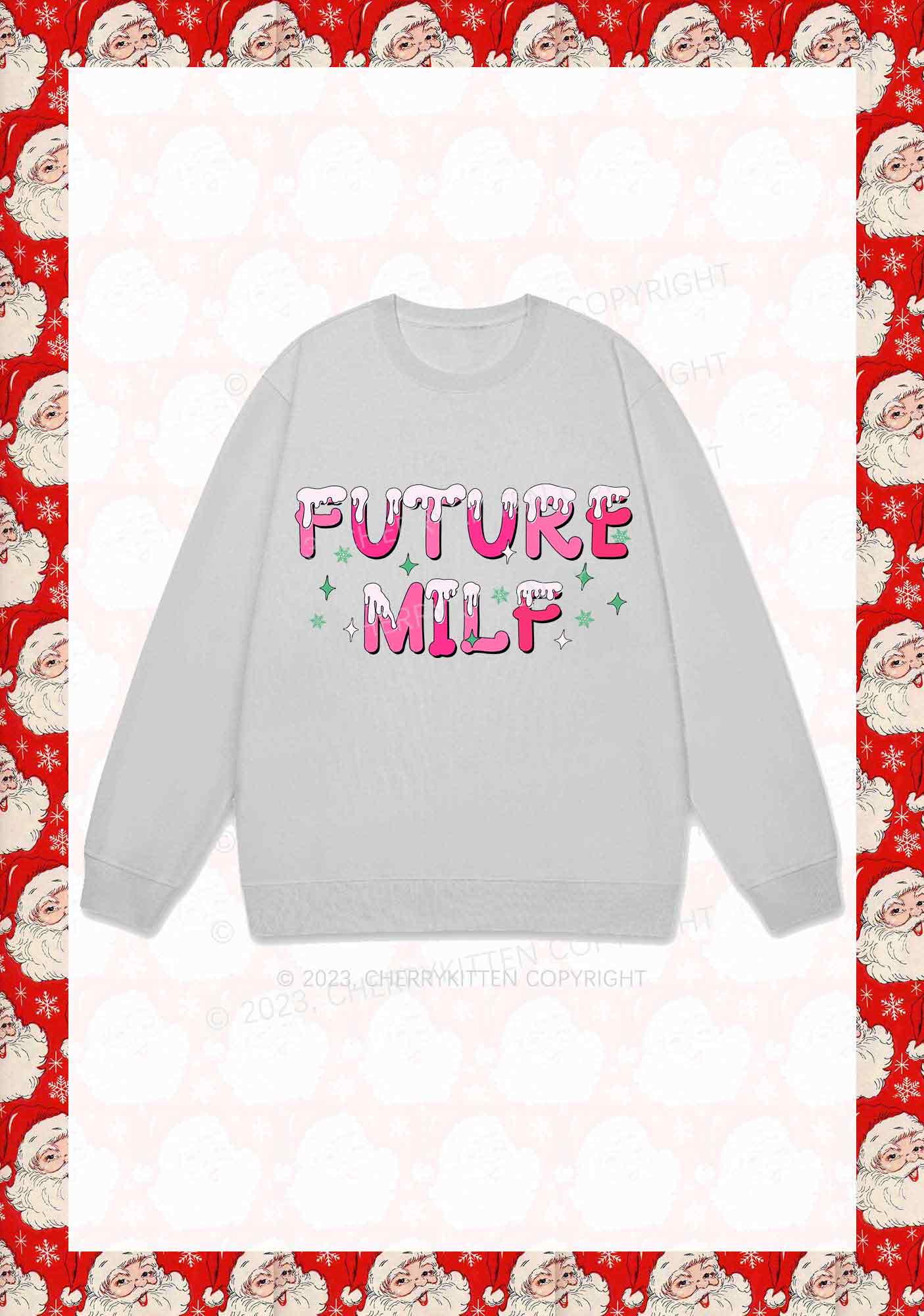 Snowflake Future Mxxf Christmas Y2K Sweatshirt Cherrykitten