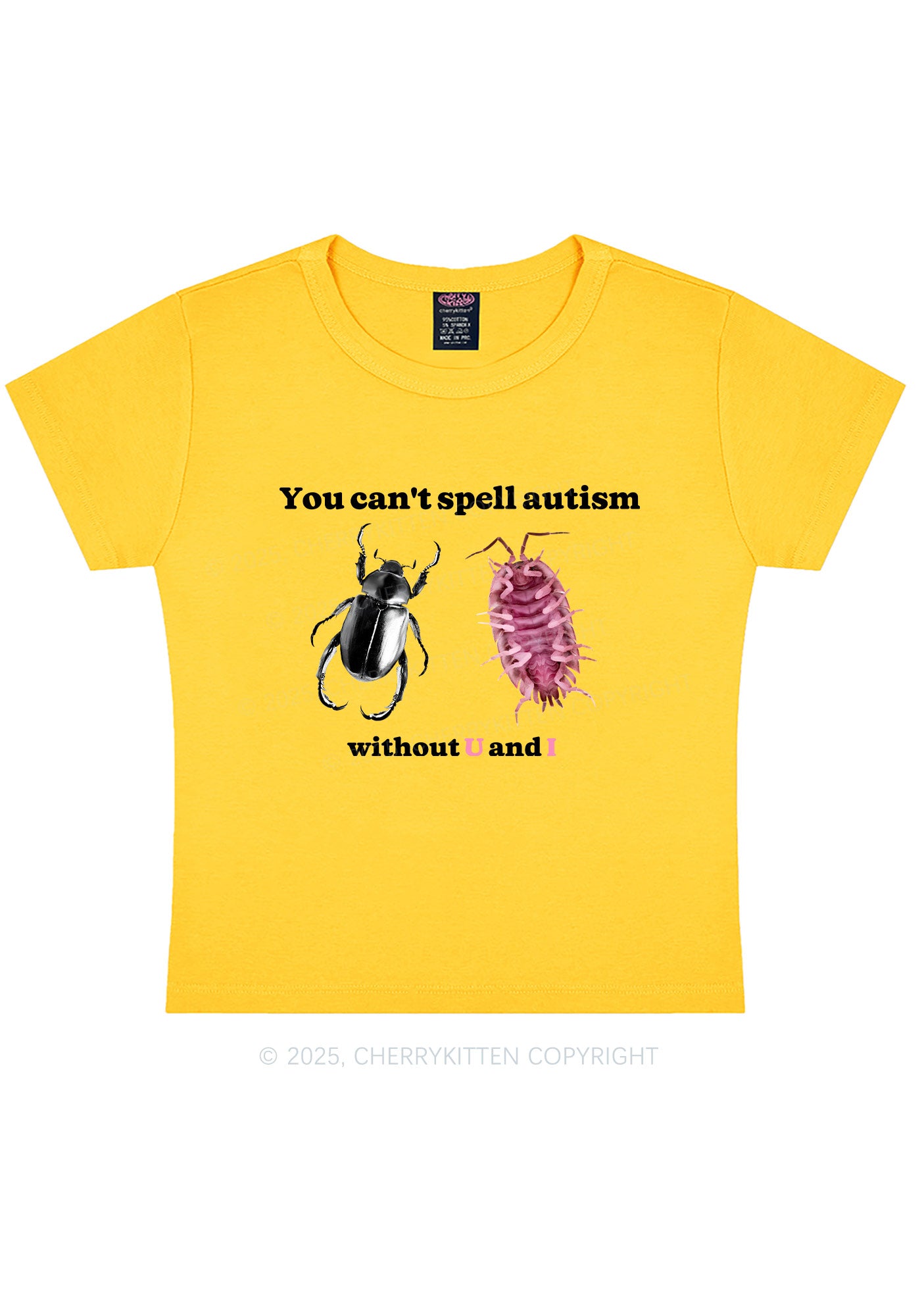 Autism Insect Y2K Baby Tee Cherrykitten