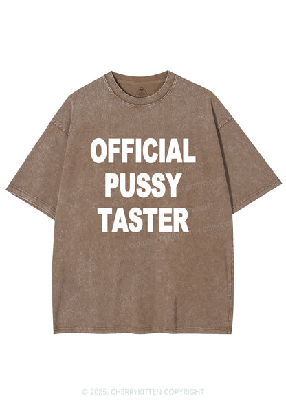 Official Puxxy Taster Y2K Shirts Washed Tee Cherrykitten