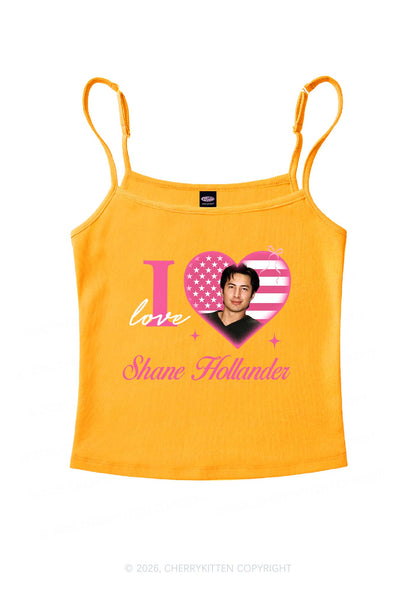 I Love SH HR Y2K Spaghetti Strap Cami Cherrykitten
