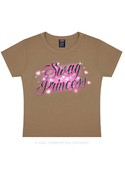 Swag Princess Y2K Baby Tee Cherrykitten