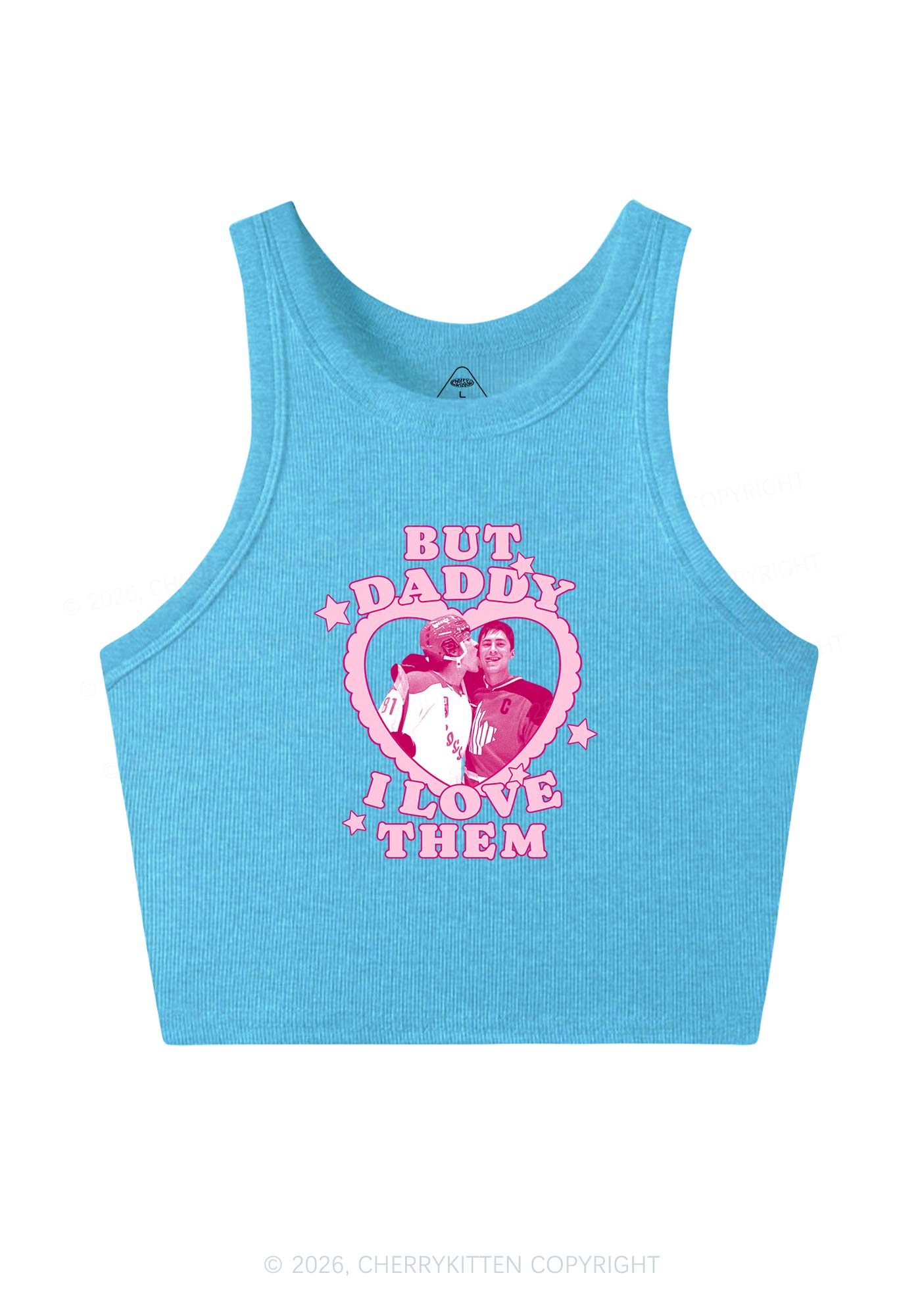 But Daddy I Love Them HR Y2K Crop Tank Top Cherrykitten
