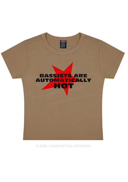 Bassists Are Automatically Hot Y2K Baby Tee Cherrykitten