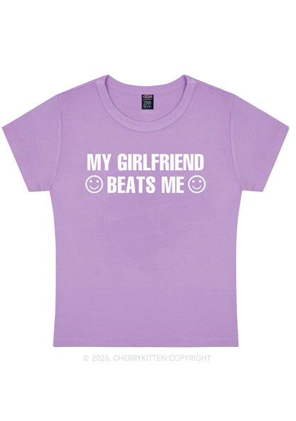 My Girlfriend Beats Me Pride Y2K Baby Tee Cherrykitten
