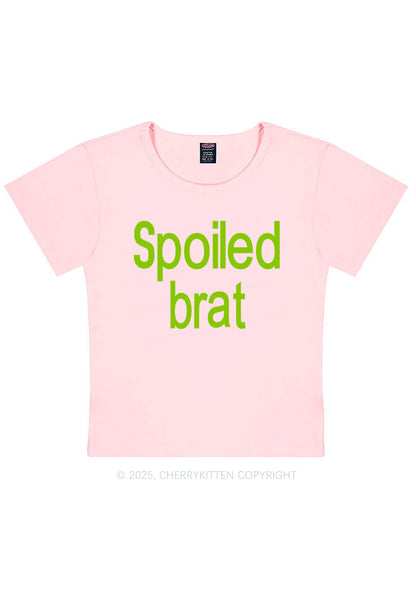 Spoiled Brat Y2K Baby Tee Cherrykitten
