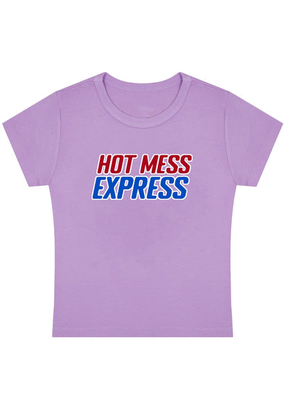 Hot Mess Express Y2K Baby Tee