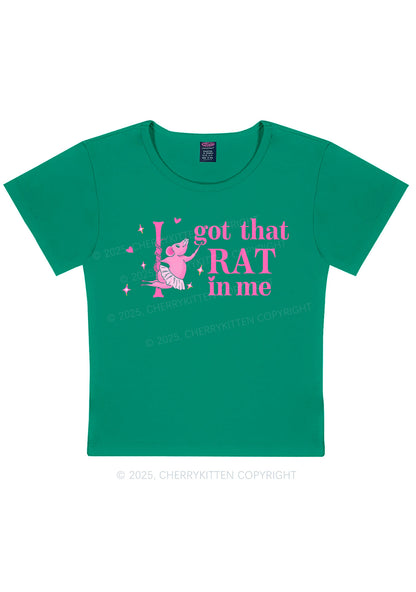 Got Rat In Me Y2K Baby Tee Cherrykitten