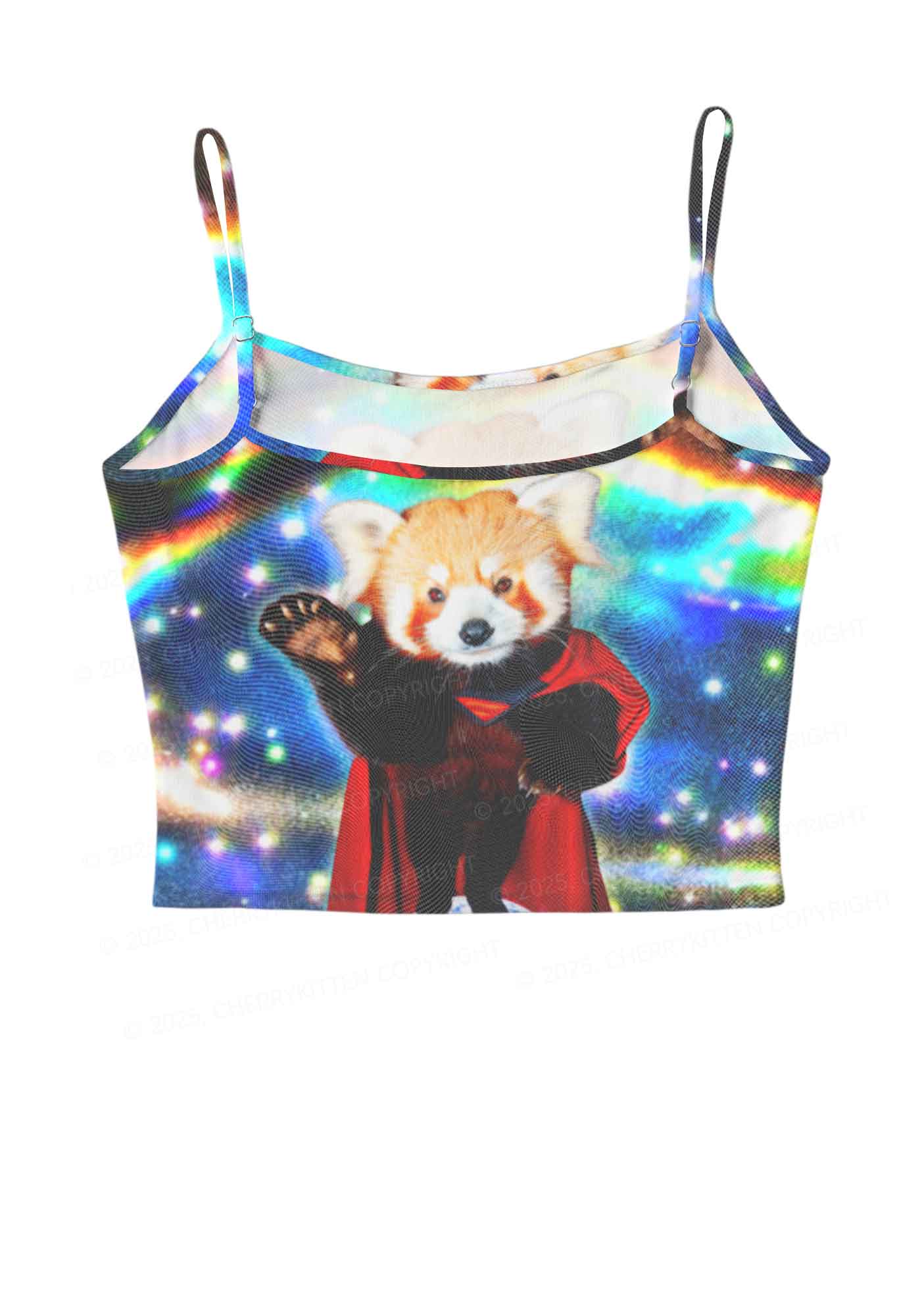 Super Raccoon Y2K Mesh Cami Tank Cherrykitten