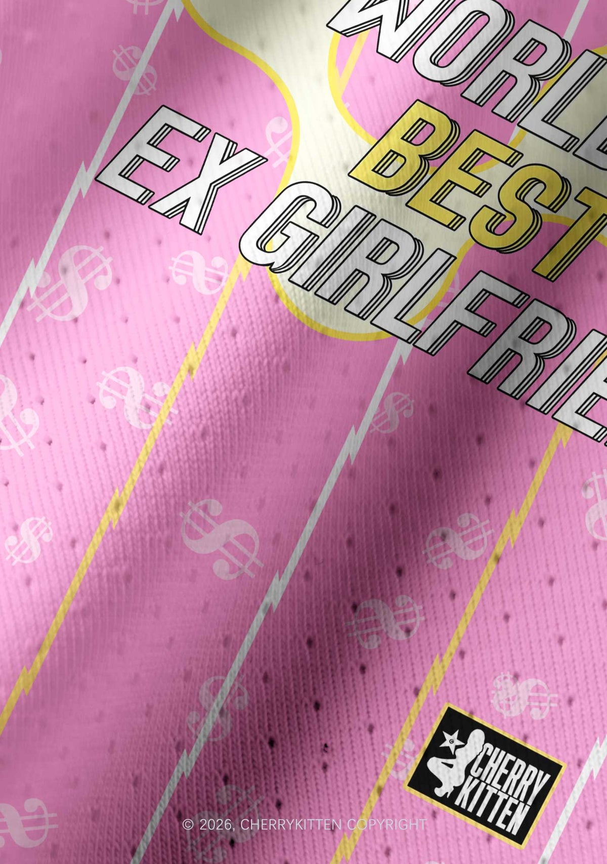 Best Ex Girlfriend Y2K Crop Football Jersey Shirts Cherrykitten